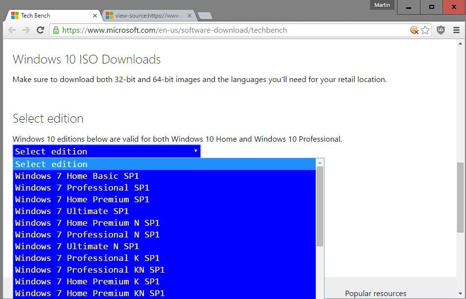 windows 10 home premium 64 bit download iso